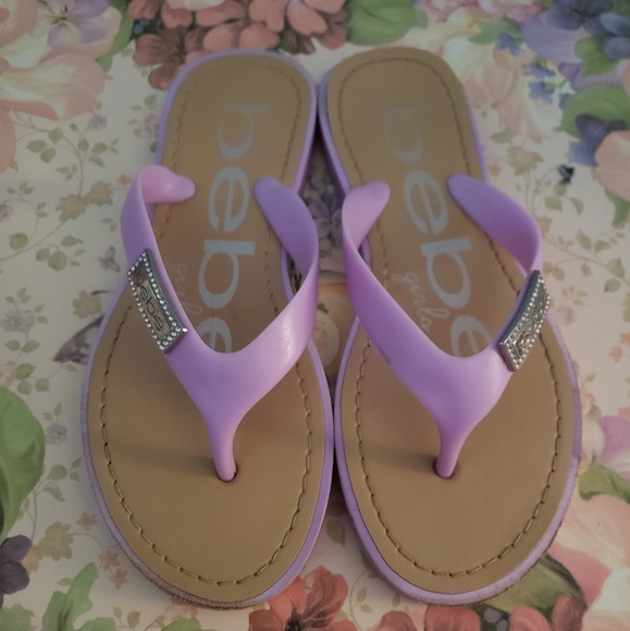 girls flip flops size 2